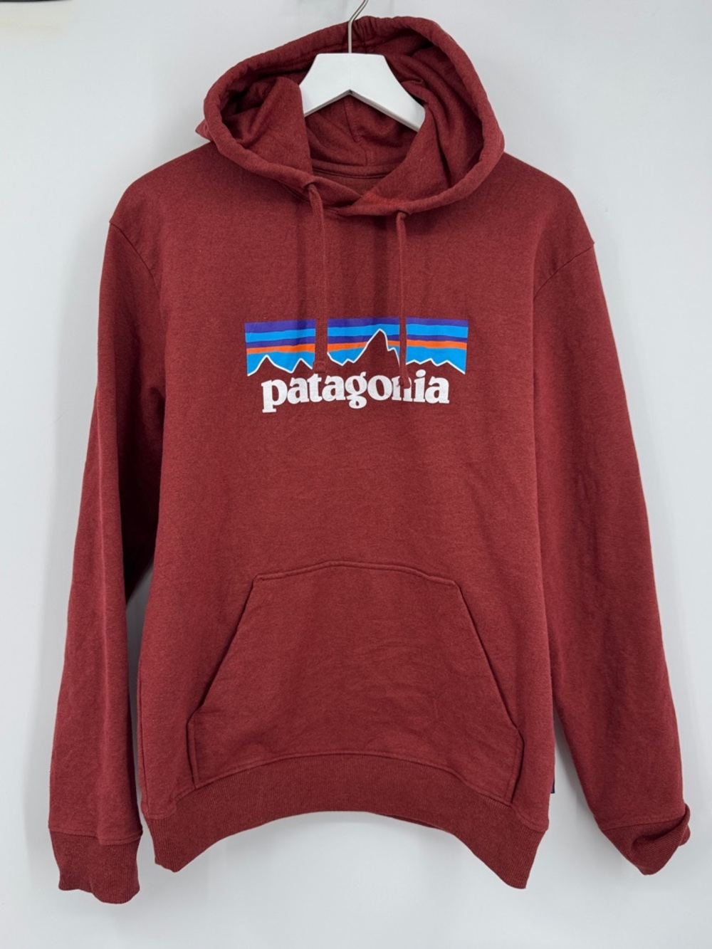 Patagonia Uprisal Graphic Sweatshirt Hoodie Burgundy Men’s Size Medium